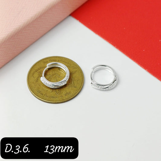 Argolla de micro zirconia | 13mm