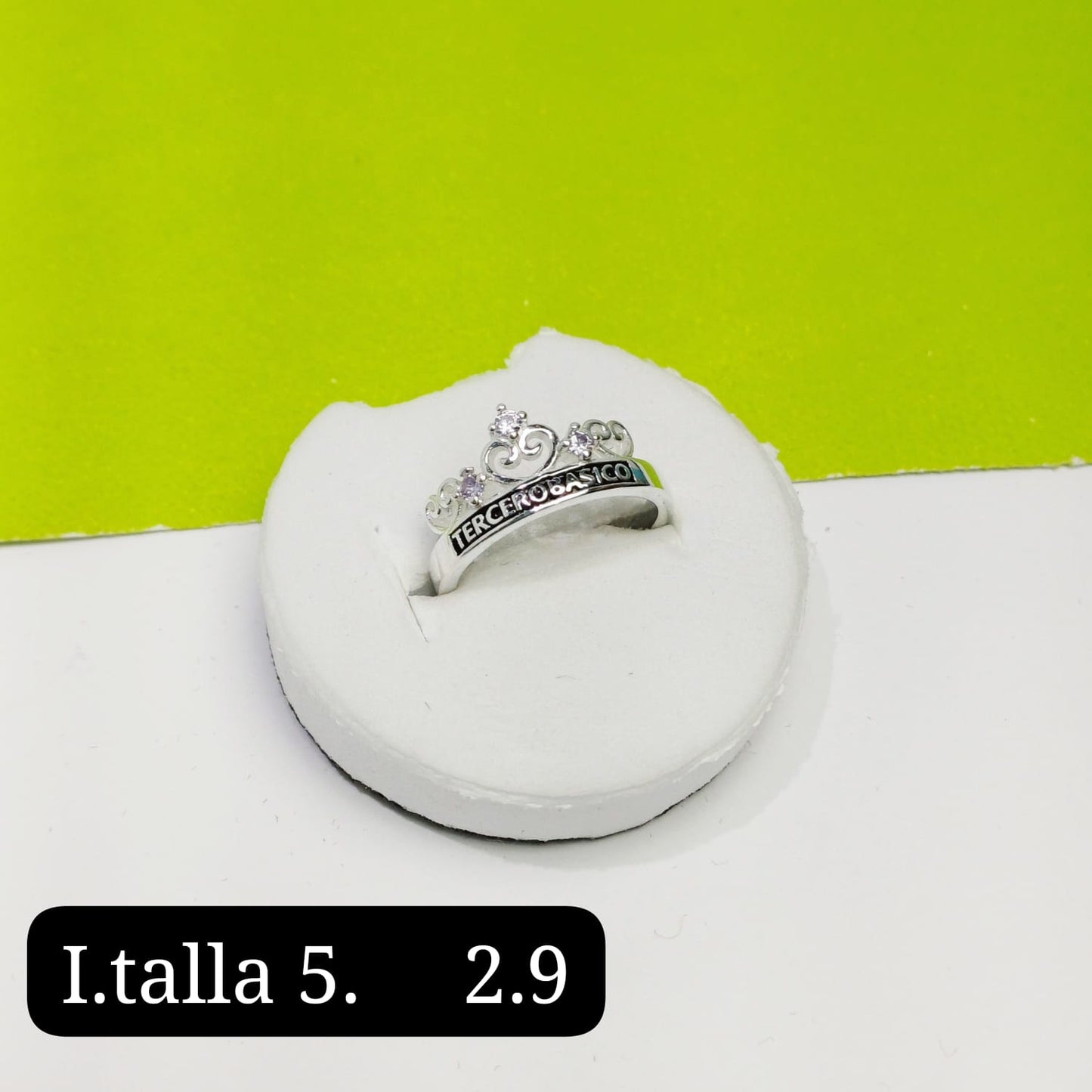 Anillo de graduación 3ro básico