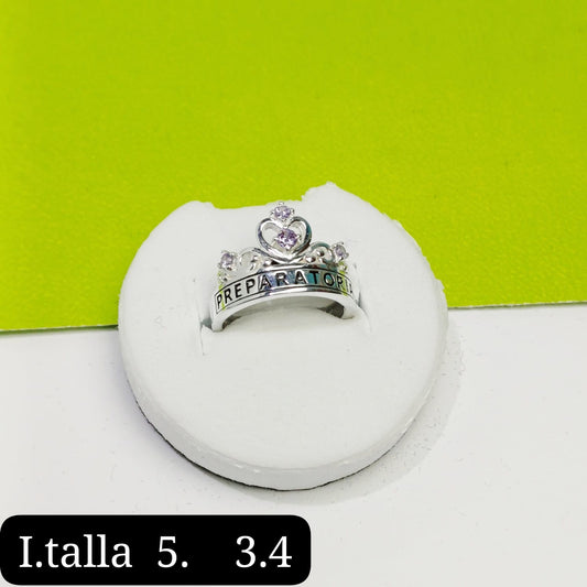 Anillo de graduación preparatoria
