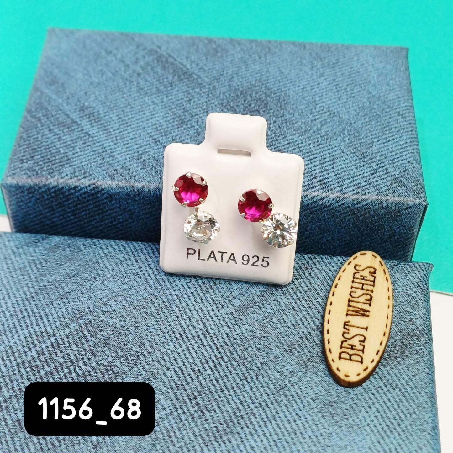 Arete de Broquel diseño tu y yo