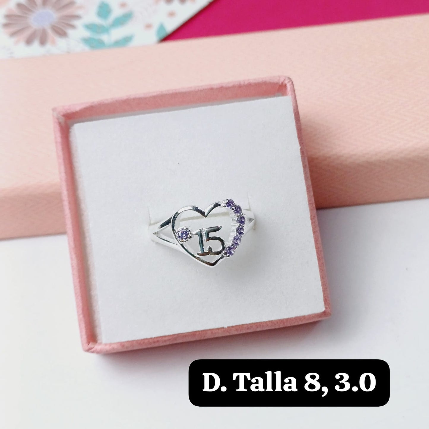 Anillo de 15 años  | 8 US