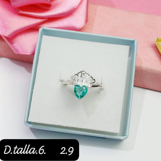 Anillo de 15 años | 6 US