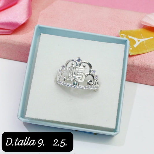 Anillo de 15 años | 9 US