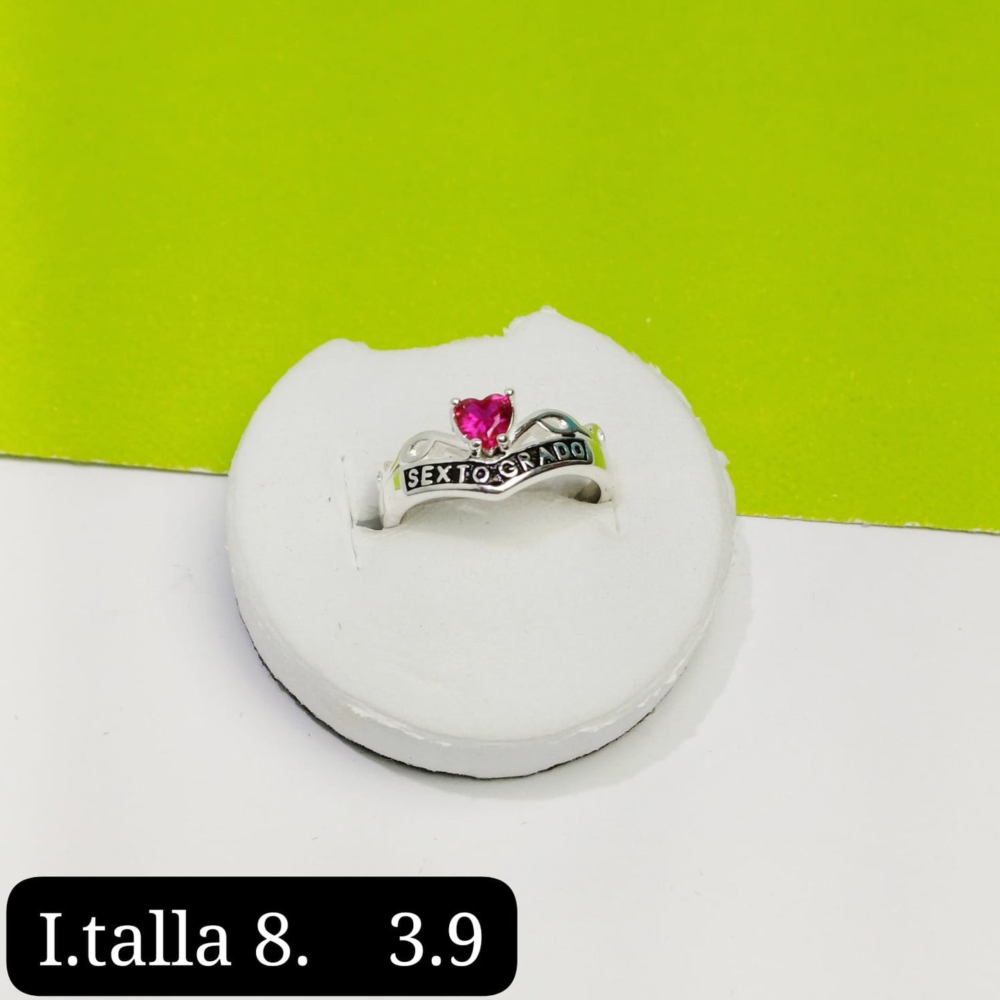 Anillo de graduación 6to grado