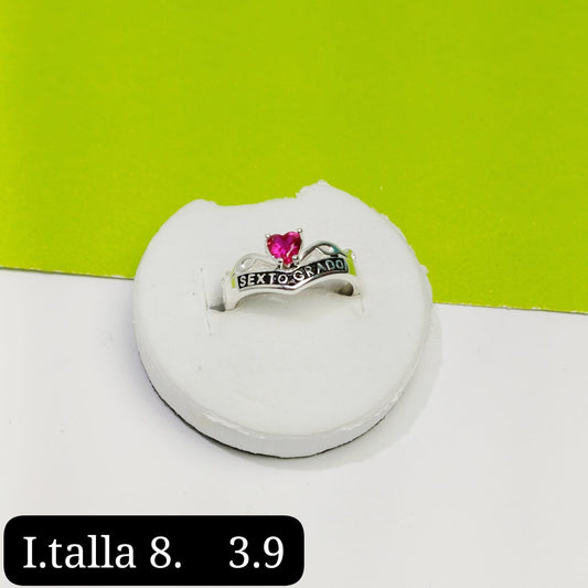 Anillo de graduación 6to grado