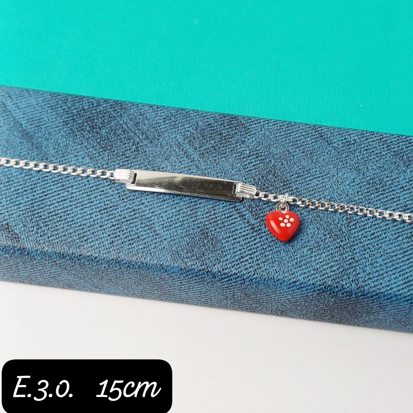 Pulsera para niñ@ de corazon