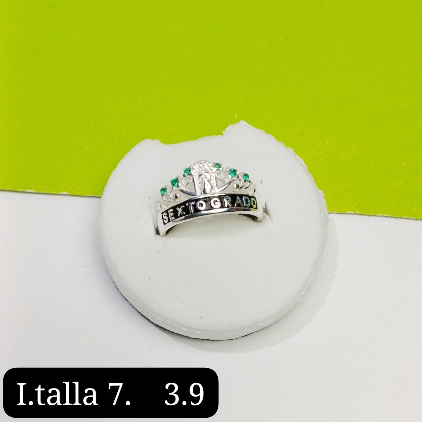 Anillo de graduación 6to grado
