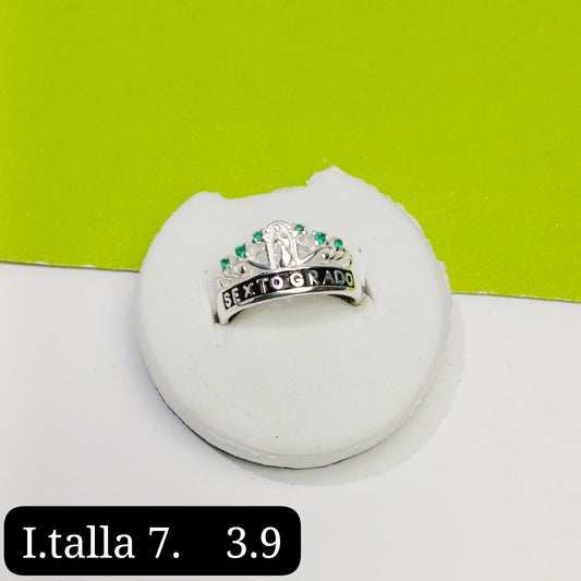 Anillo de graduación 6to grado