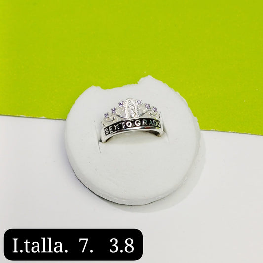 Anillo de graduación 6to grado