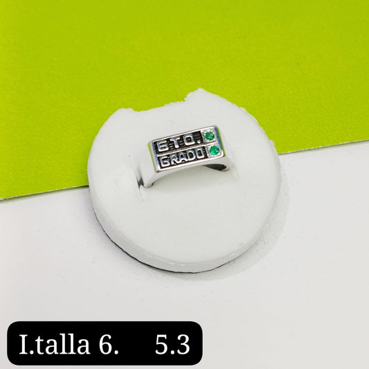 Anillo de graduación 6to grado