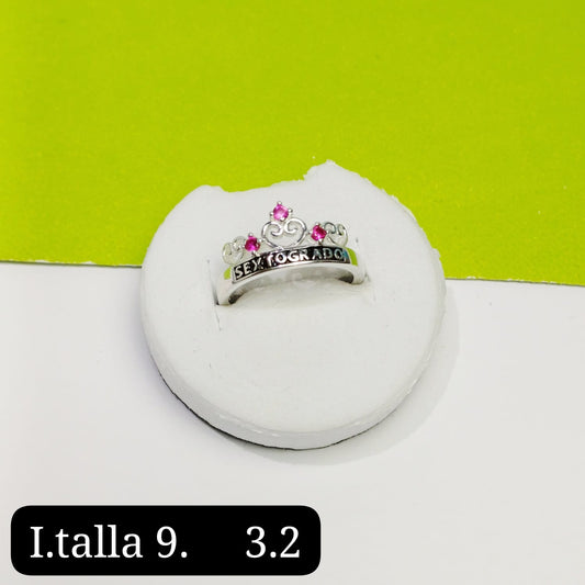 Anillo de graduación 6to grado
