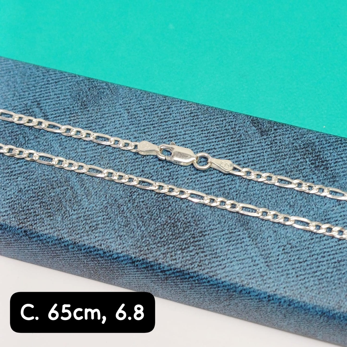 Cadena eslabón  figaro | 65 cm - 3 mm