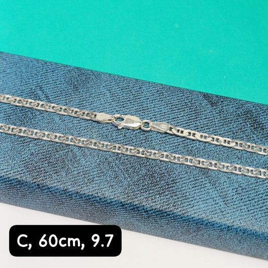 Cadena eslabón Valentino | 60 cm -  3 mm