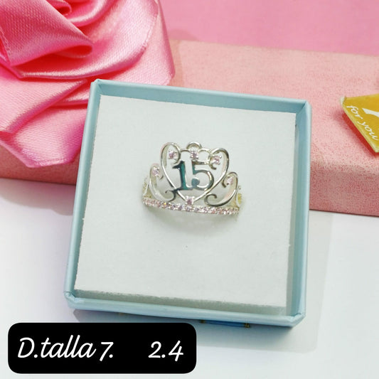Anillo de 15 años | 7  US