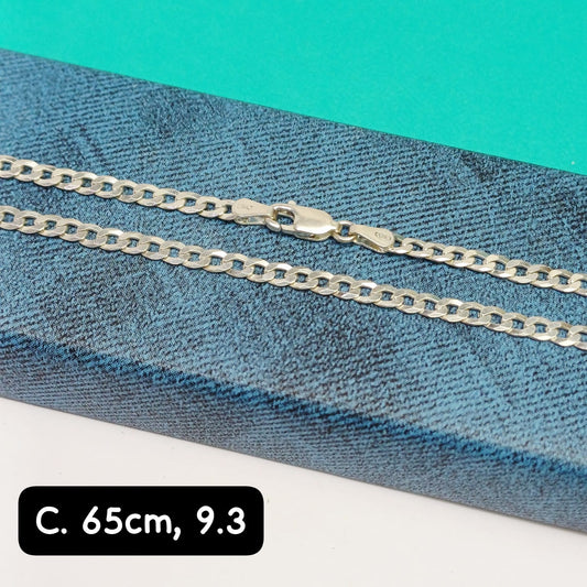 Cadena eslabón martillado| 65 cm - 3 mm