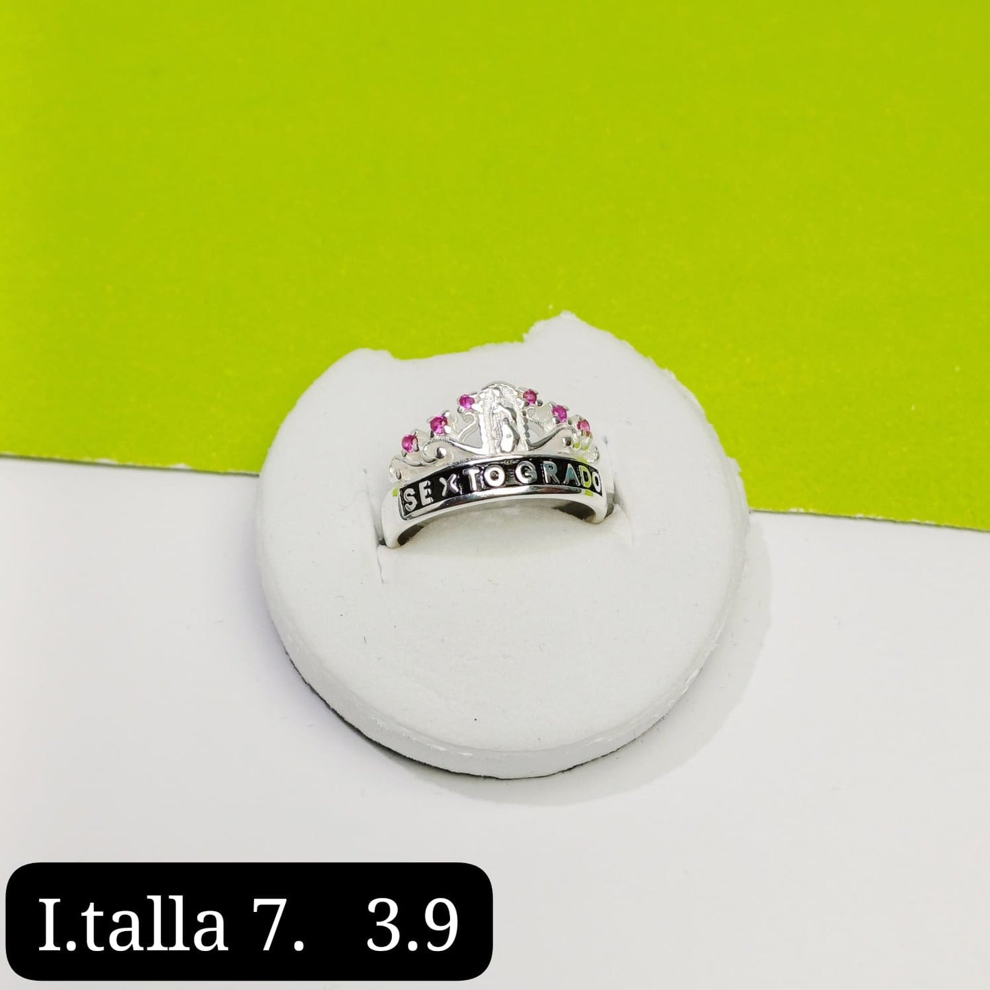 Anillo de graduación 6to grado