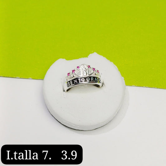 Anillo de graduación 6to grado