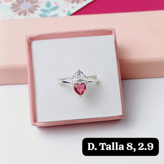 PDA70 - Anillo de 15 años  | 8 US