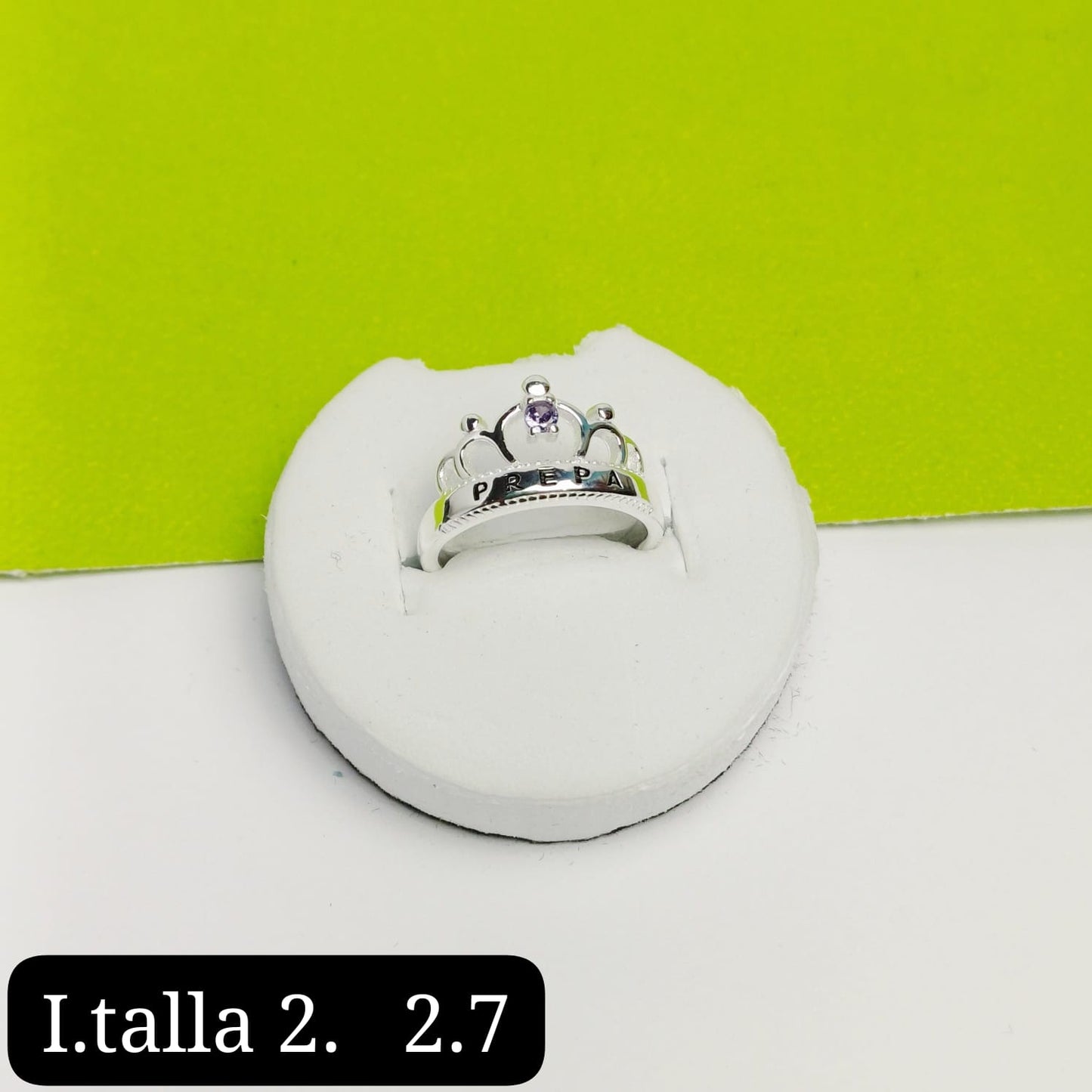 Anillo de graduación preparatoria