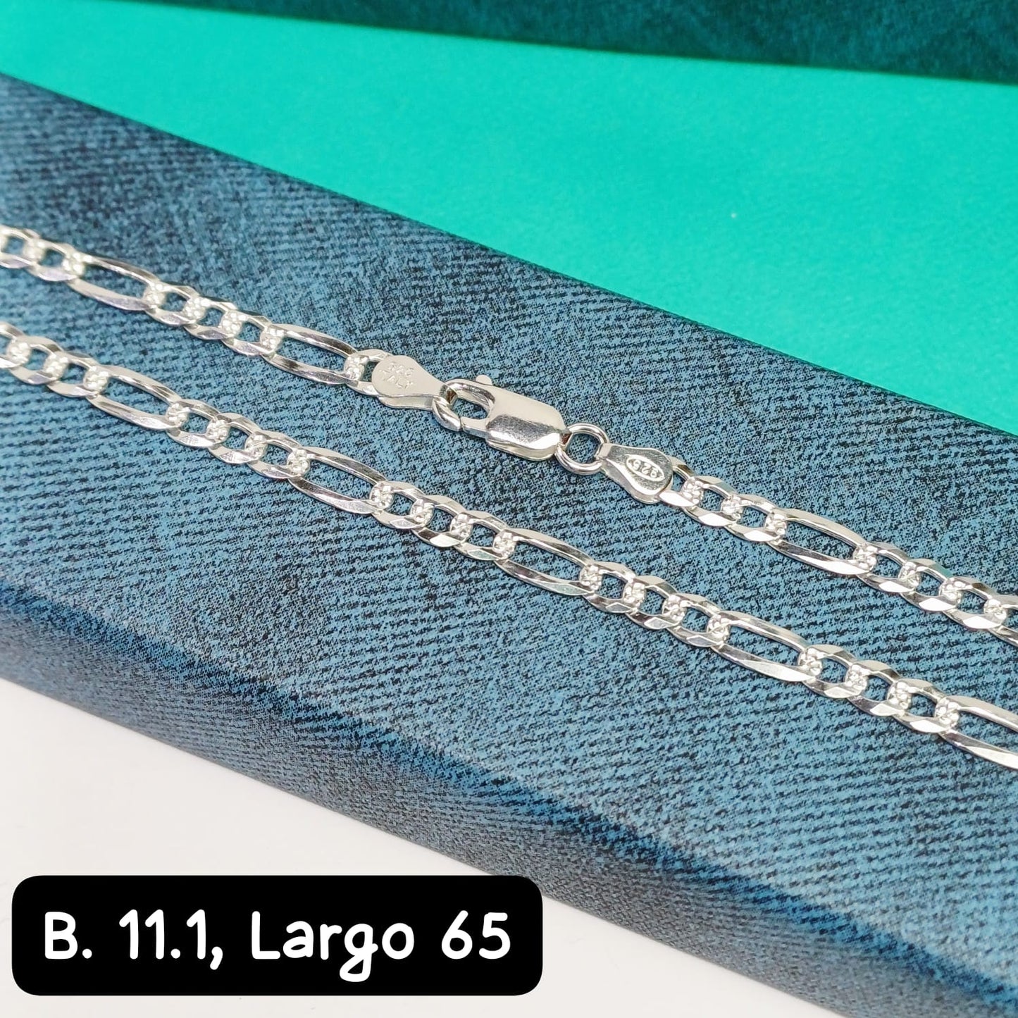 Cadena eslabón Figaro| 65 cm - 4 mm