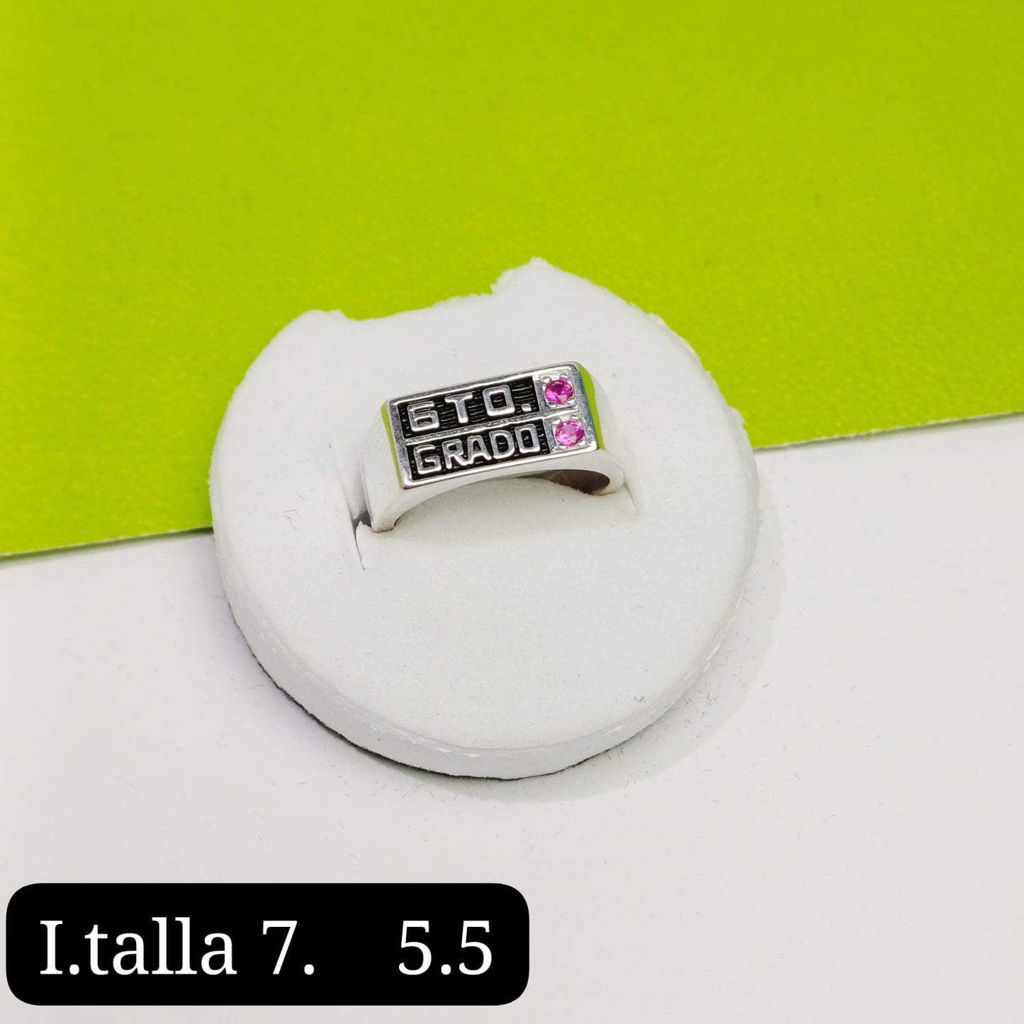 Anillo de graduación 6to grado