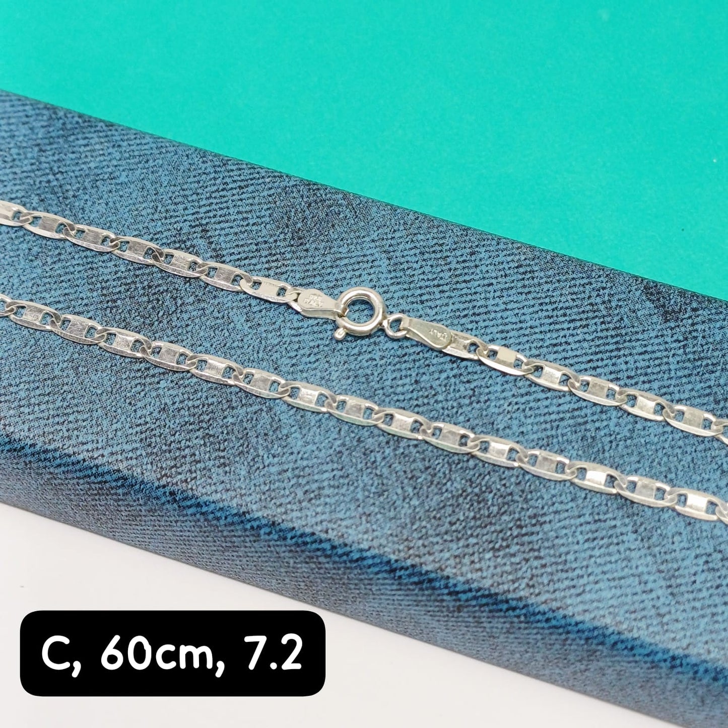 Cadena eslabón Valentino| 60 cm -  3 mm
