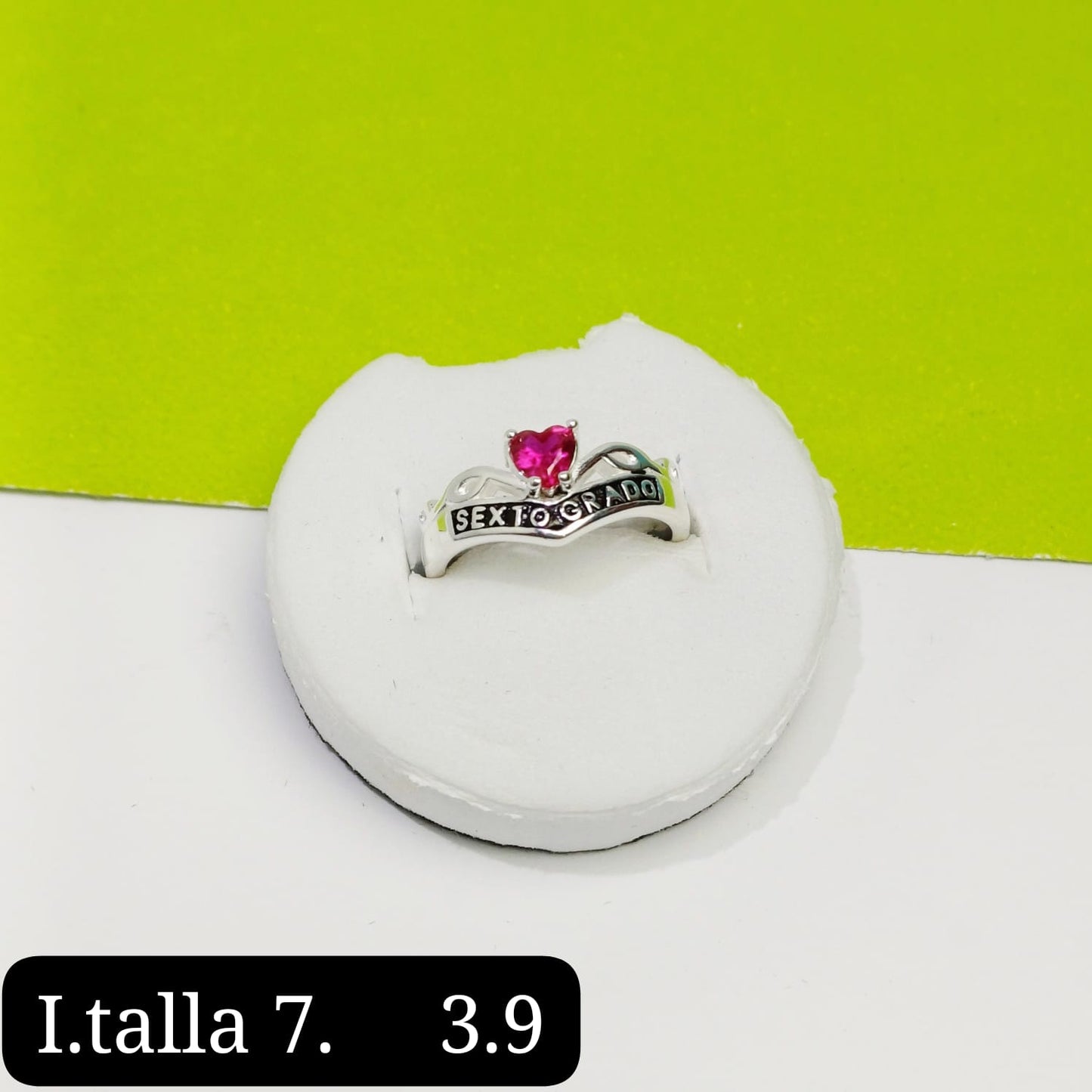 Anillo de graduación 6to grado