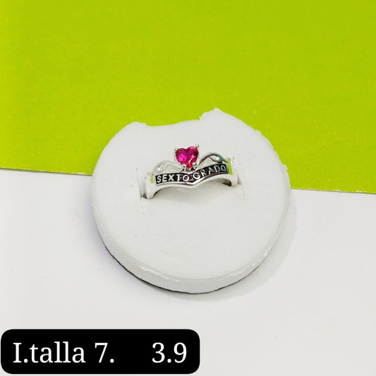 Anillo de graduación 6to grado