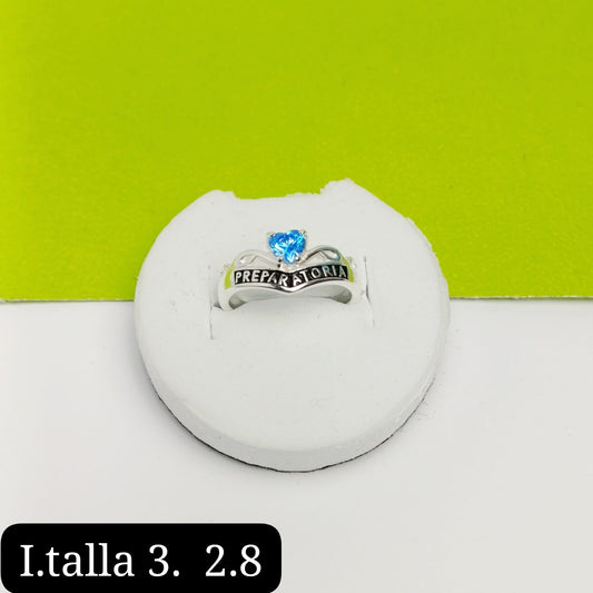 Anillo de graduación preparatoria