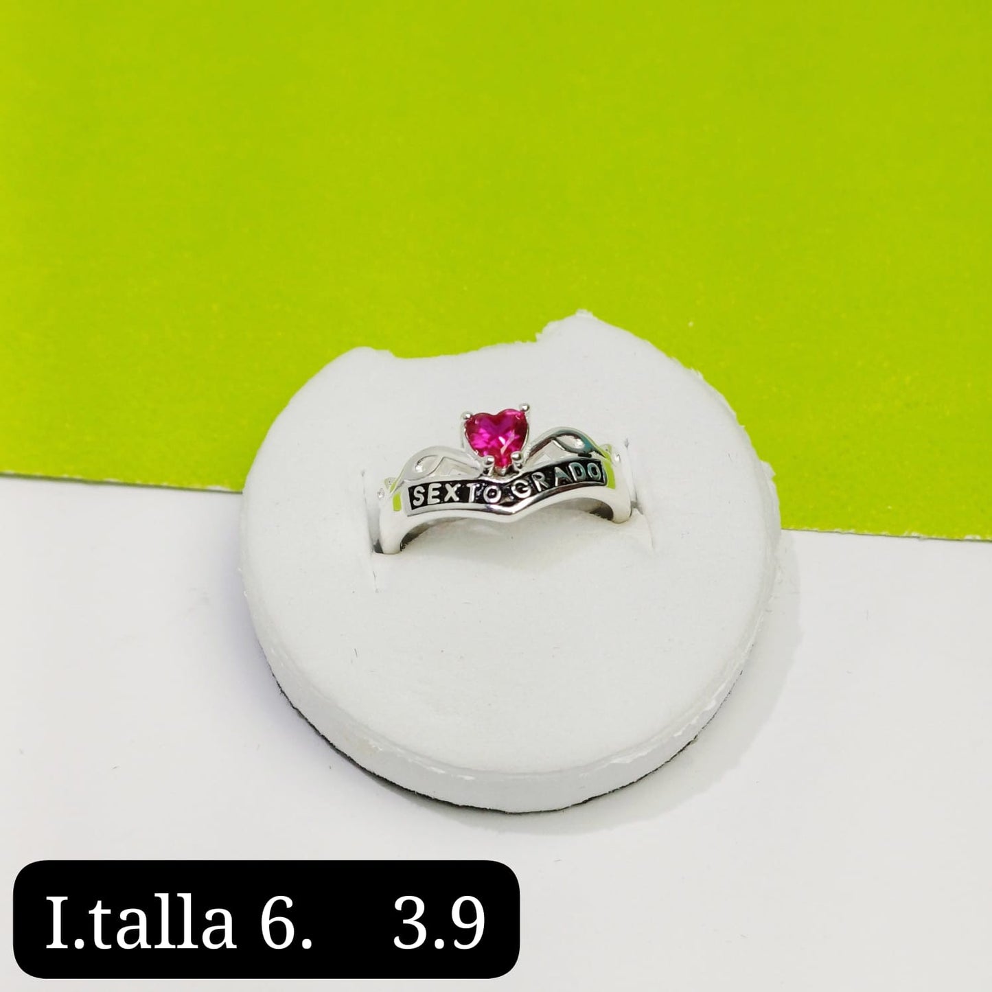 Anillo de graduación 6to grado