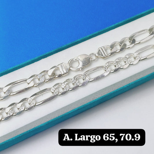 PAE1347 - Cadena eslabón Figaro | 65cm -  9 mm