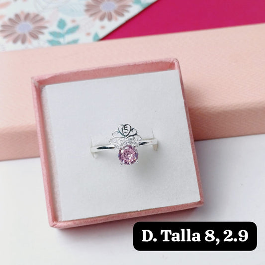 PDA70 - Anillo de 15 años  | 8 US