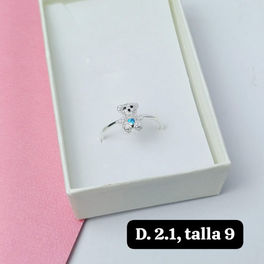 PDA48 - Anillo casual de oso | 9US