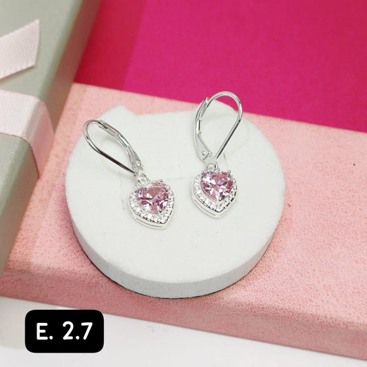 Arete de diseño de corazón