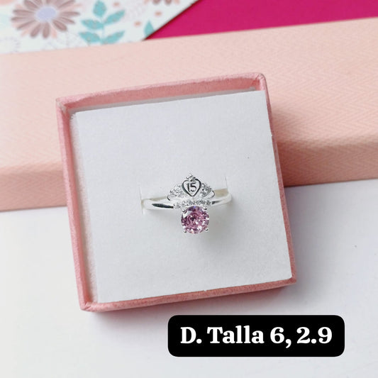 PDA70 - Anillo de 15 años  | 6 US