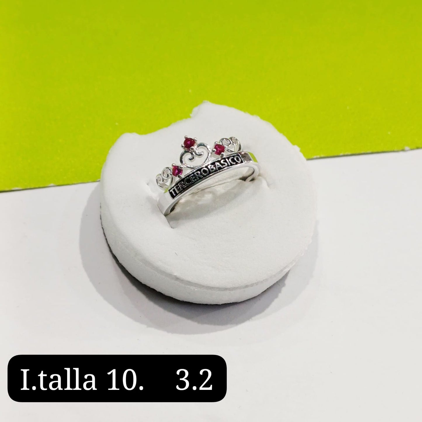 Anillo de graduación 3ro básico