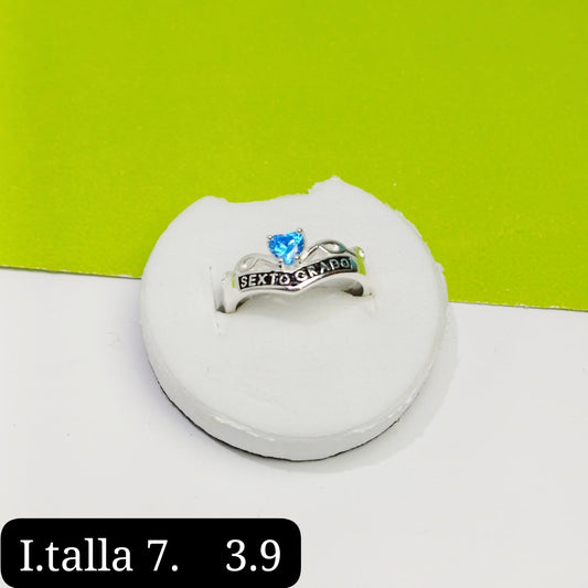 Anillo de graduación 6to grado