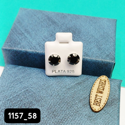 Arete de Broquel negro