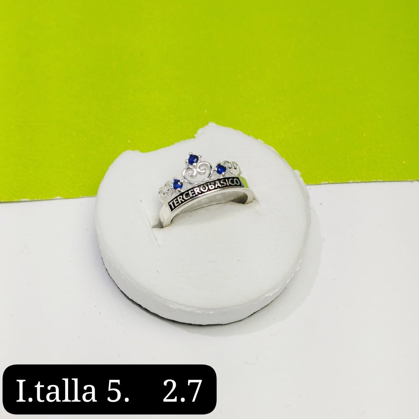 Anillo de graduación 3ro básico