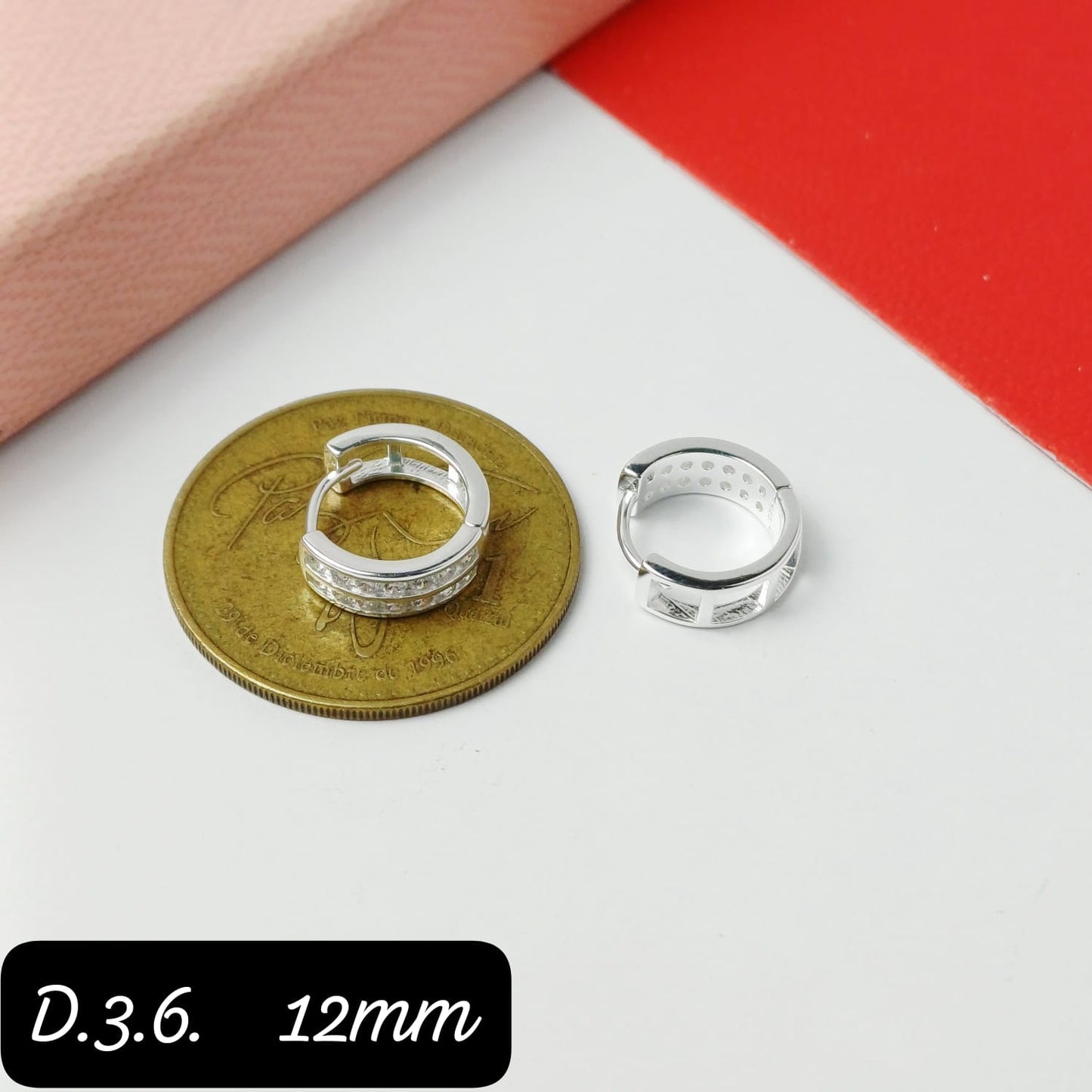 Argolla de micro zirconia | 12mm