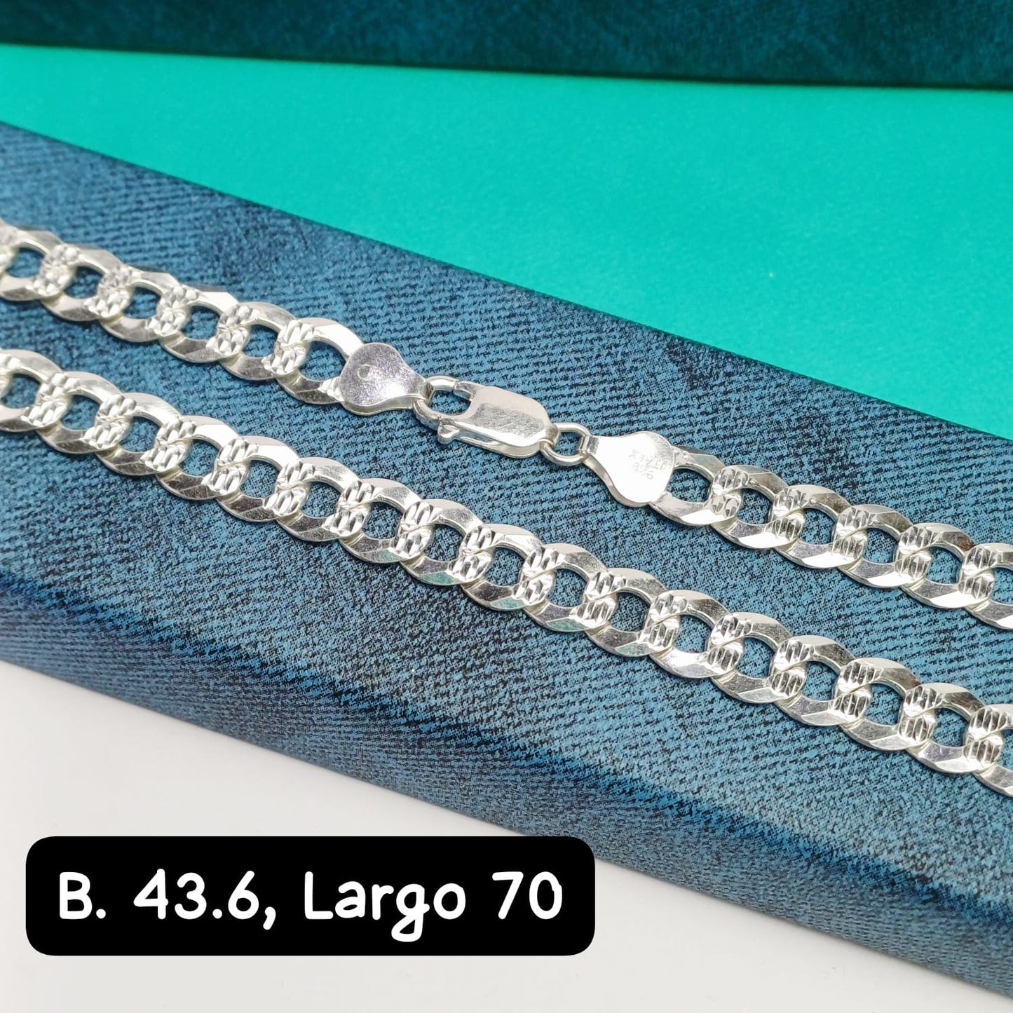 Cadena eslabón Martillado | 70 cm - 8 mm