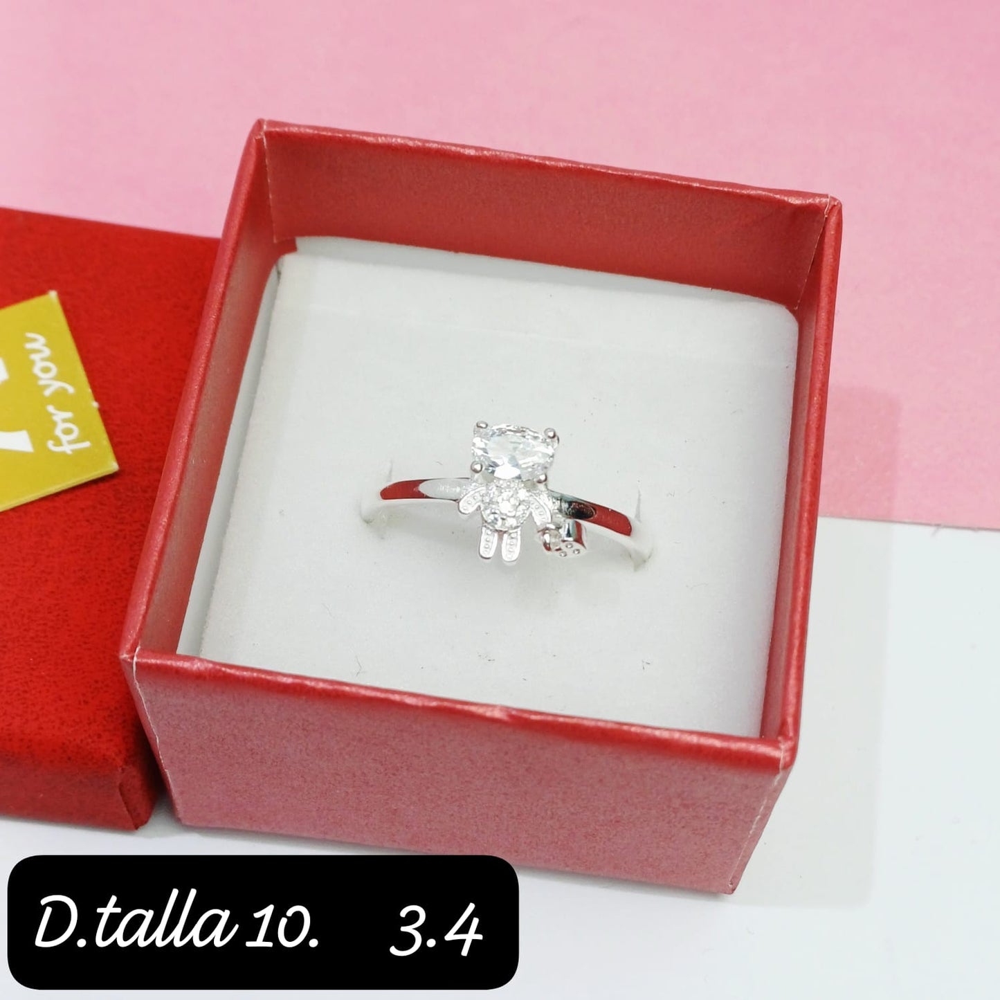 Anillo de oso blanco | 10 US