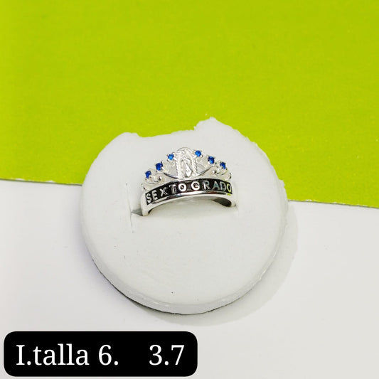 Anillo de graduación 6to grado