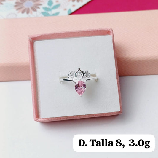 PDA72 - Anillo de 15 años  | 8 US