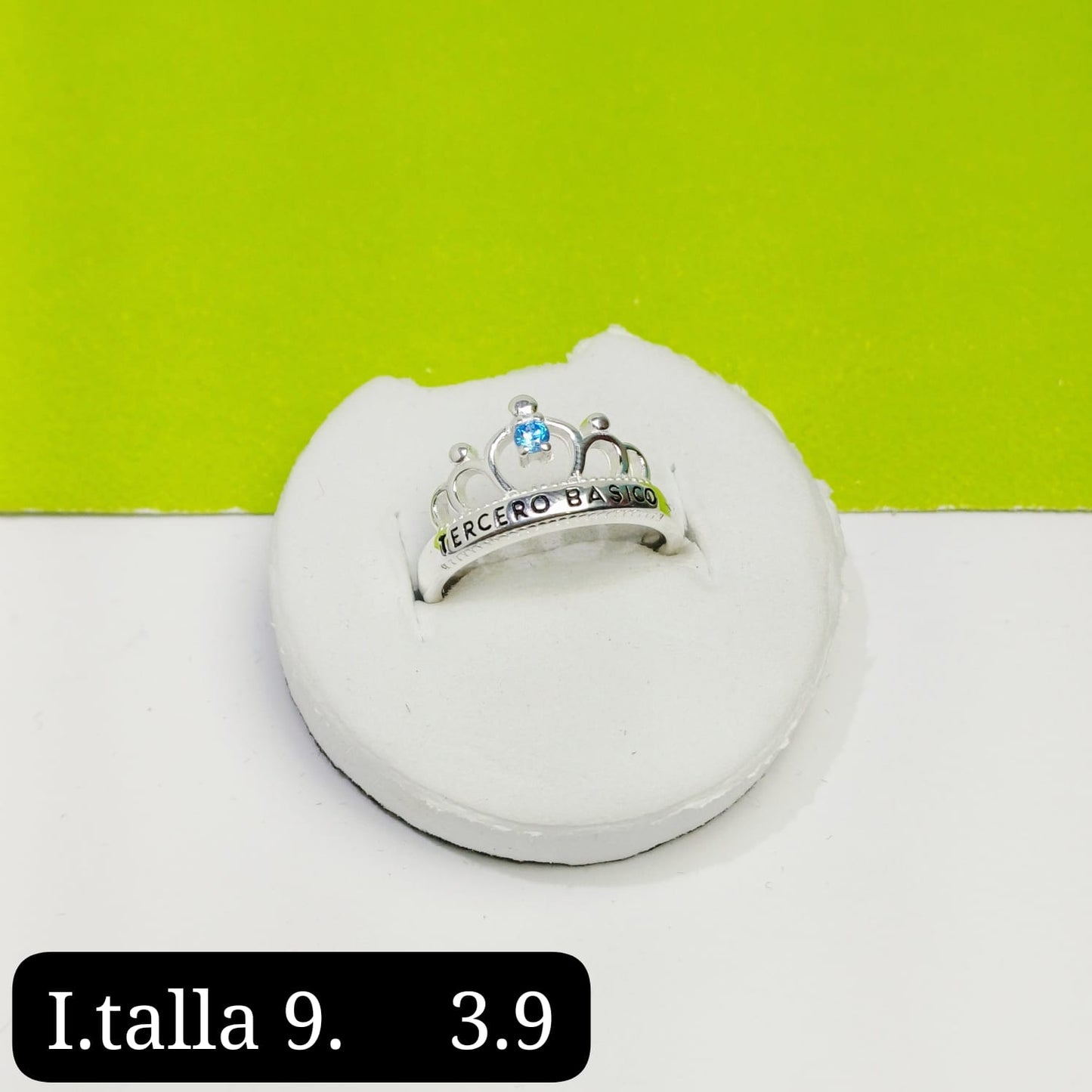 Anillo de graduación 3ro básico