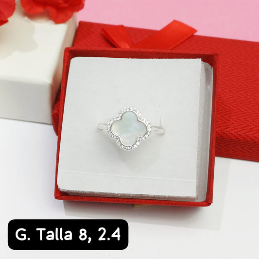 Anillo de trebol  | 8 US