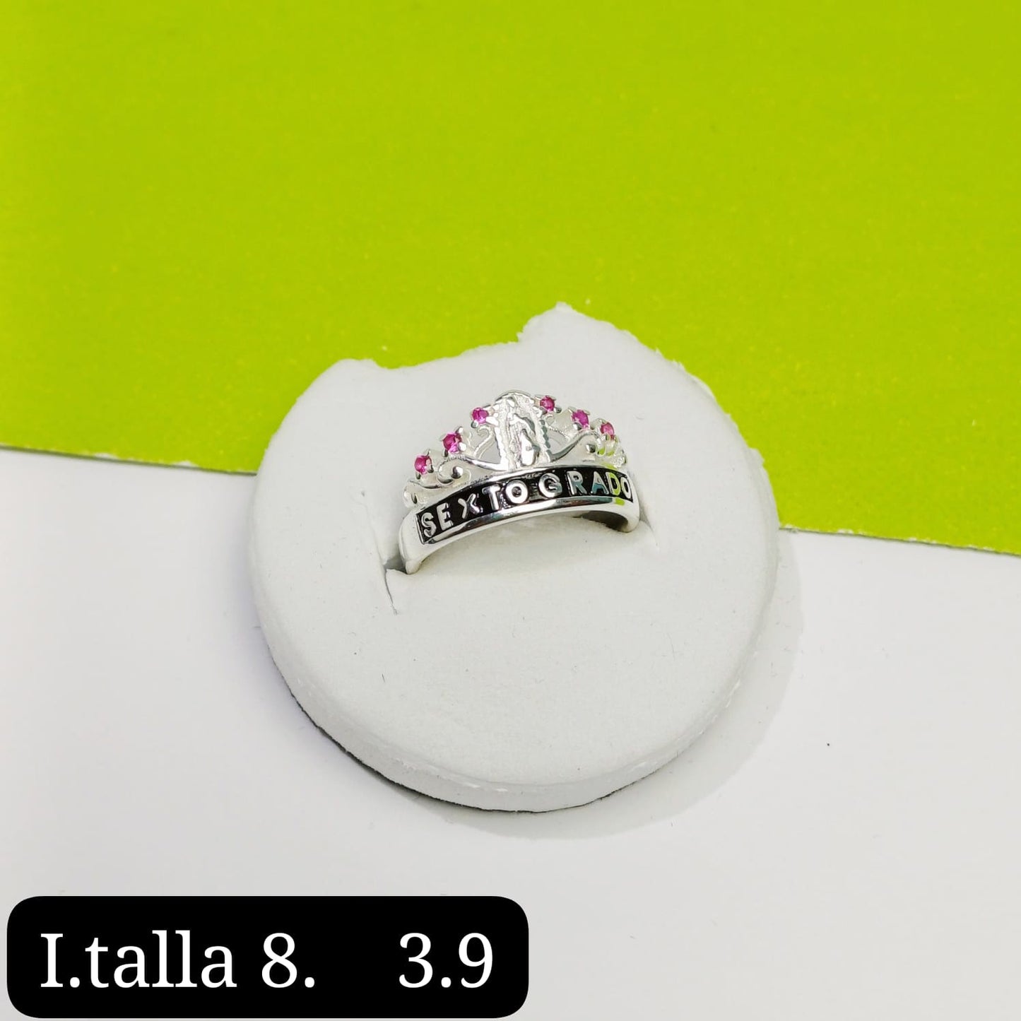 Anillo de graduación 6to grado
