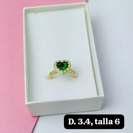 PDA82 - Anillo de promesa | 6 US