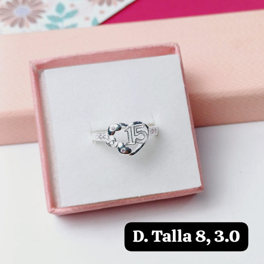PDA72 - Anillo de 15 años  | 8 US
