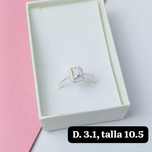 PDA71  - Anillo casual de tornasol | 10.5US